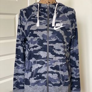 Nike | Tops | Nike Camo Zipup Hoodie 